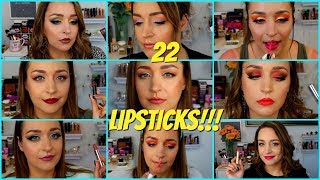 Every Lipstick I Wore in June! Lip Swatches of 22 Lipsticks