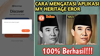 Cara Atasi Login My Heritage yang Error