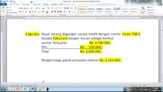 jurnal penjualan