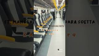 Naik kereta ke bandara soekarno hatta dari bandung !