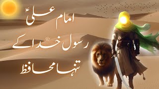 Imam Ali (A.S) Rasool-e-Khuda ﷺ Ke Tanha Muhaafiz