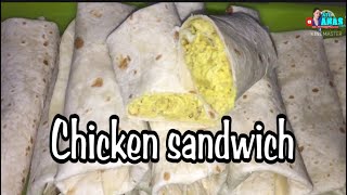 Chicken sandwich easy and quick recipe