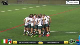 SOUTH AFRICA vs ITALY - Rugby league test match - 12/10/2018