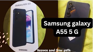 Samsung galaxy A55 5G unboxing review/simple, new features & affordable price #heavensoultruepath