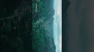 Rustic village with brown roof homes(Idanre) #travel #africatourism #aerial #djidrone #drone #africa