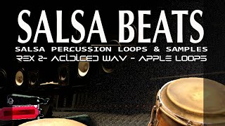 Salsa Beats (full Demo) Percussion Loops and Samples WAV, Rex2, Apple Loops