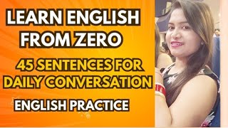 👉START SPEAKING ENGLISH FROM TODAY , Learn these 45 sentences in English ✅ #sentences #video