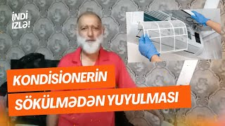 Dərs 144 / Kondisionerin sökülmədən yuyulması / Bölüm 8 / Kondisioner ustası 055 670 35 92