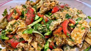 ХИТ САЛАТА СЕЗОНА! ЭТО ПРОСТО БОМБА! САЛАТ НА КАЖДЫЙ ДЕНЬ! САМЫЙ ВКУСНЫЙ САЛАТ ИЗ БАКЛАЖАН!