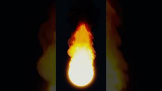 Blender Fire Animation #blender #vfx #shorts