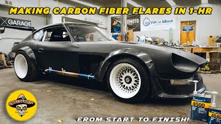 How to make 240Z CARBON FIBER FLARES |  (EP#52)