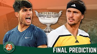 ALCARAZ vs ZVEREV Roland Garros 2024 Final | Preview & Prediction