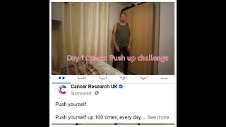 Day 1 Cancer Push Up Challenge