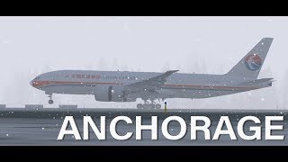 [P3Dv4] Low Visibility Landing | China Cargo | Anchorage.