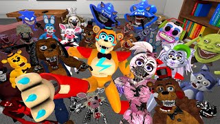 HYPER EXPLODE My new ALL FNAF SECURITY BREACH FAMILY UPDATE IN GMOD! Five Nights At Freddy's