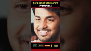 Nani's Saripodhaa Sanivaaram Promotions 😃 | Hero Nani |Man with Cinema #movie #tollywood #nani