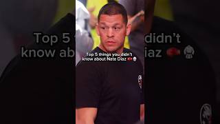 Top 5 Things you didn’t know about Nate Diaz 🥋🥊 #natediaz #stockton #mma #miahmooooo