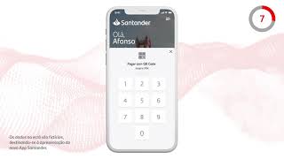 App Santander - Pagar com QR Code