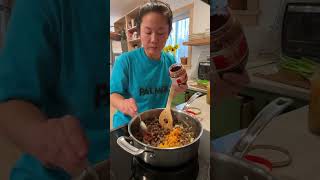 Glass noodles with beef and chili oil