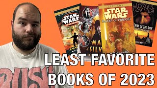 Top 10 Least Favorite Books of 2023 - Book Ranking