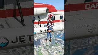 IRON-MAN BROTHERS SAVING FALLING CAPTAIN AMERICA (GTA V SHORTS) | #ironman  | #GTA5 | #Shorts