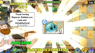 ANCIENT EGYPT (DAY 6) | PVZ 2 | PLANTS VS ZOMBIES 2 | JANES GAMES