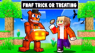 Freddy Fazbear Took Me Trick or Treating In Minecraft!