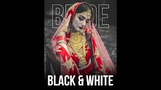 Convert black and white color effect in just 1 minute #photoshopshorts