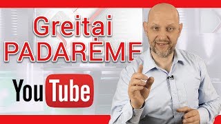 Sėkmingas Youtube kanalas - NUO KO PRADĖTI? | Atradau.lt