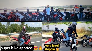 Triumph super bike spotted😍 | 160 km short ride to Mahabalipuram |breakfast ride 😂| Moto vlog