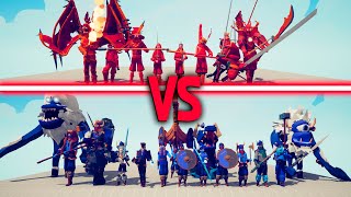 MEGA VIKING TEAM vs MEGA DYNASTY TEAM - Totally Accurate Battle Simulator TABS