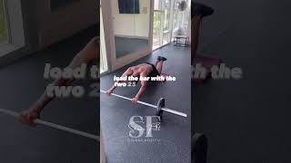 Core Exercise Tutorial: BarBell Roll Out abworkout #fitness #ab #abroller #coreworkout