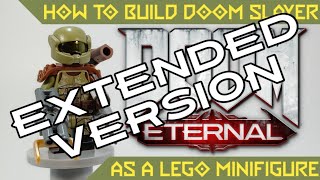 How to Build DOOM Slayer as a LEGO Minifigure | EXTENDED VERSION