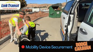 Securing A Mobility Device In A Dodge Caravan Minivan