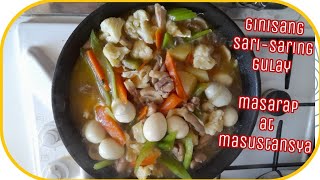 sauteed assorted veggies  with quail eggs|simple cooking |Melichka