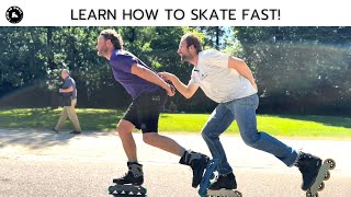 HOW TO GO FAST ON INLINE SKATES