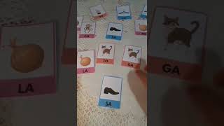 Jogo das sílabas #jogos #pedagogia #alfabetização