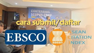 Cara Daftar di EBSCO dan ASEAN Citation Index (ACI)