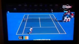 Djokovic Near Miss