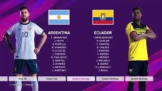 #PES2020 #PS4
Argentina 3I1 Ecuador. Gameplay PES 2020 PS4