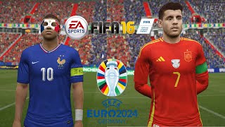 EURO 2024 | ESPAÑA vs FRANCIA | FIFA 16 parche @Nonoloko10