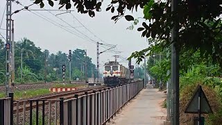 😱 WAP-7 130 Kmph Trains Jammu Tawi+ Patna Shatabdi+Bikaner Ac Duronto Express  Full Speed Train