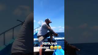 narik truk tronton #jacksvision #mancingmania #mantap