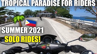 🇵🇭SUMMER 2021 PHILIPPINES // SOLO RIDES TO PROVINCE // [FULL HD DRONE CINEMATICS] Moto Travel Vlog