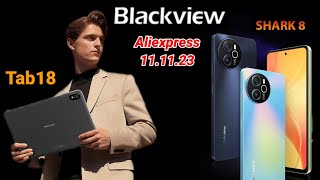 Новинки від Blackview ! Потужний Планшет Blackview Tab18 та Смартфон SHARK 8 з 64Мп Камерою !