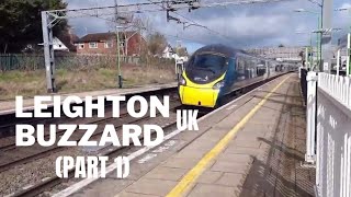 Trains in the UK at Leighton Buzzard Station 17th March 2023