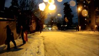 Queen Anne Ave snow storm sledding 1-18-12 Seattle