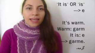 Farsi / Persian Lesson: Simple Sentences - Weather (16)