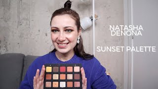 NATASHA DENONA // SUNSET PALETTE / ОБЗОР ПАЛЕТКИ ТЕНЕЙ