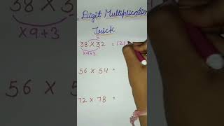 2 Digit Multiplication Tricks Maths Tricks Fast Tricks #crackexam #mathstricks